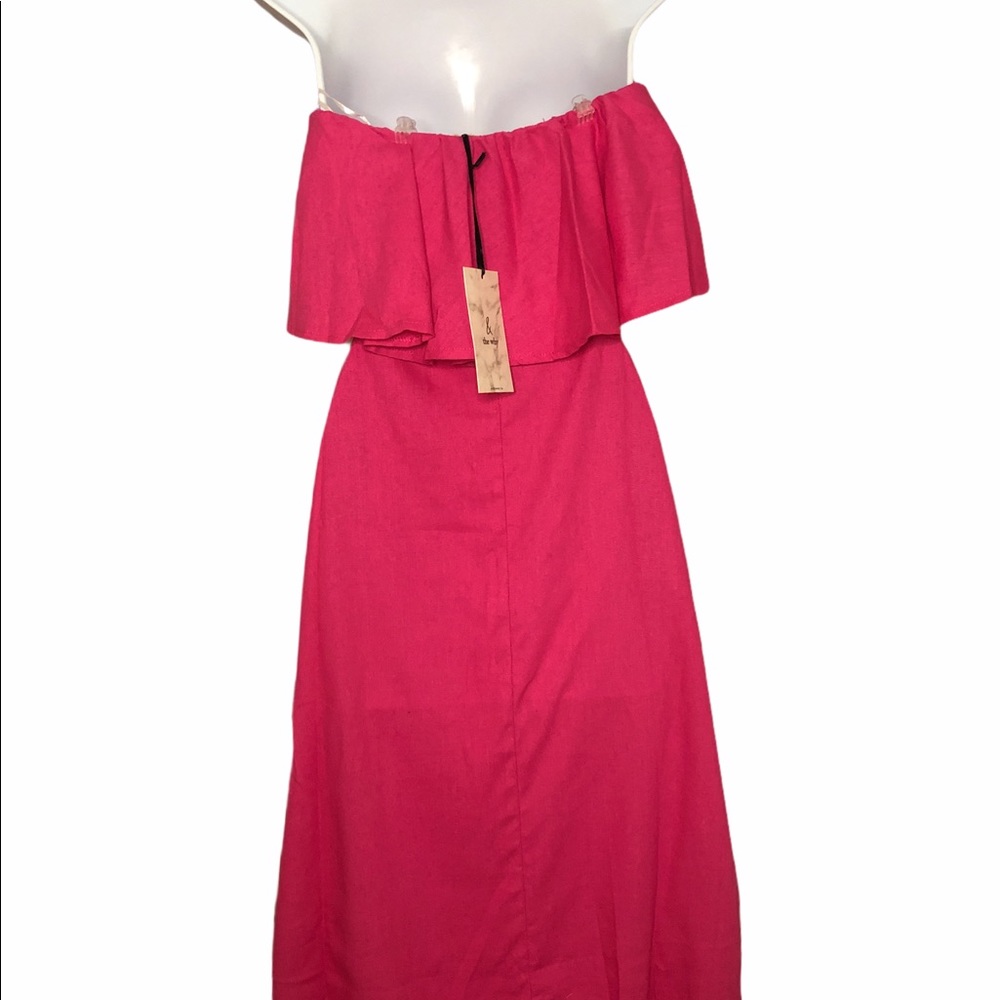 ADORABLE PINK STRAPLESS DRESS! ❤️ - Picture 2 of 9